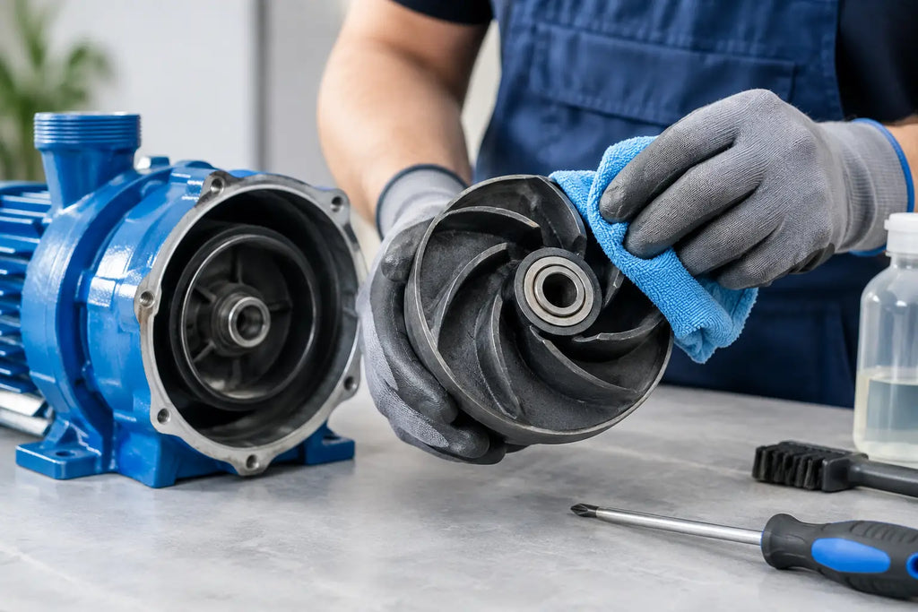 Curățare rotor pompă: pași pentru debit constant